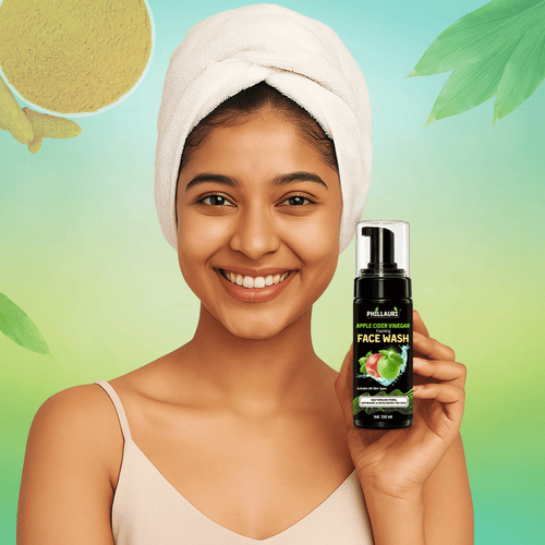 Phillauri Apple Cider Vinegar Foaming Face Wash – With Rose Water & Glycerin