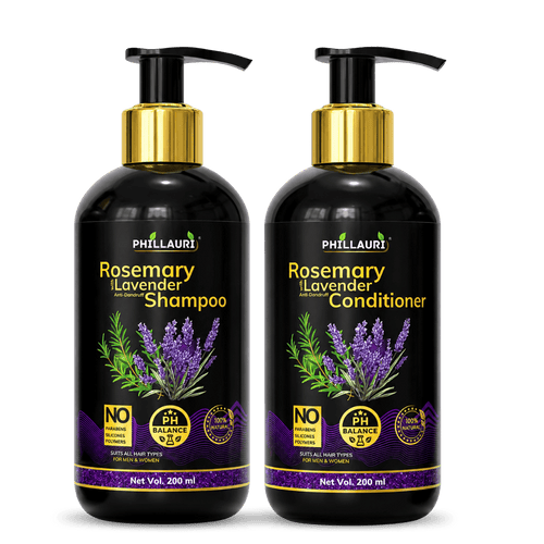 Phillauri Rosemary with Lavender Hair Care Combo – Shampoo & Conditioner