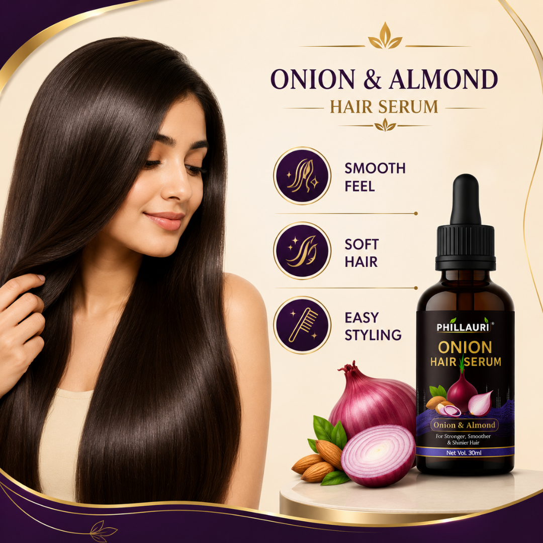 Phillauri Onion & Almond Hair Serum