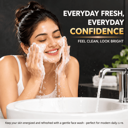 Phillauri Activated Charcoal Foaming Face Wash –  Tea Tree & Lemongrass