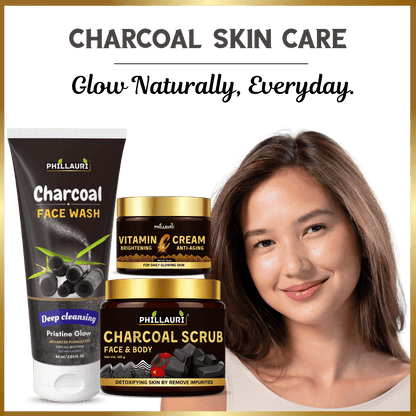Phillauri Charcoal & Vitamin C Skin Care Kit