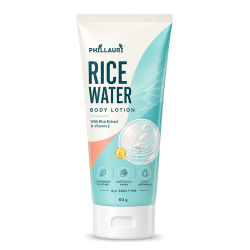 Phillauri Rice Water Body Lotion – With Rice Extract, Vitamin E & Aloe Vera