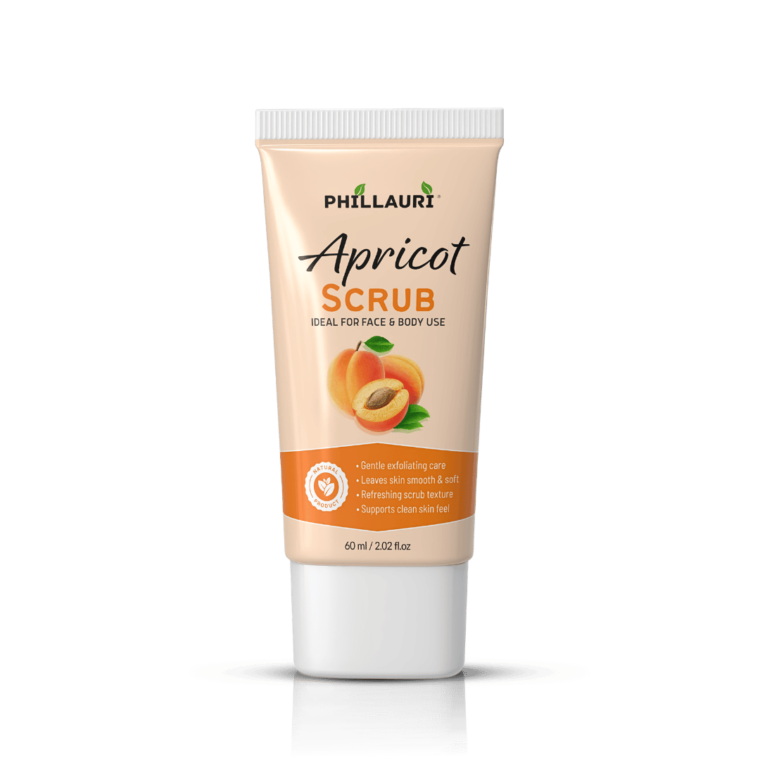 Phillauri Apricot Scrub – Gentle Exfoliating Face & Body Scrub