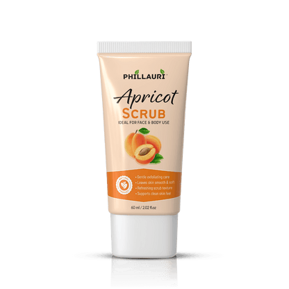 Phillauri Apricot Scrub – Gentle Exfoliating Face & Body Scrub
