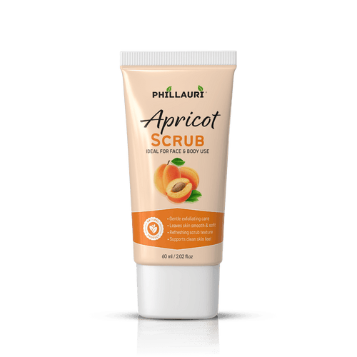 Phillauri Apricot Scrub – Gentle Exfoliating Face & Body Scrub