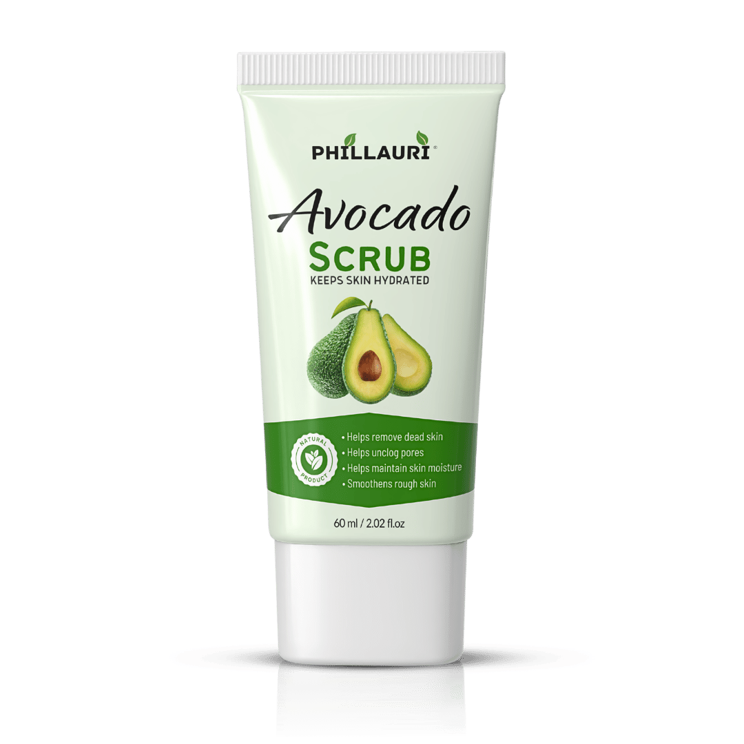 Phillauri Avocado Scrub – Gentle Exfoliating Face & Body Scrub