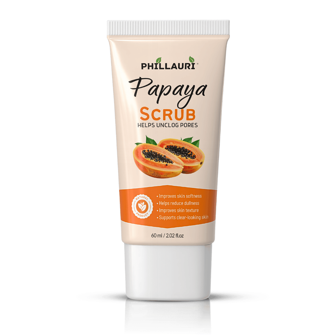 Phillauri Papaya Scrub – Gentle Exfoliating Face & Body Scrub