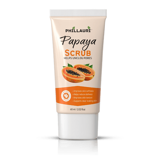Phillauri Papaya Scrub – Gentle Exfoliating Face & Body Scrub