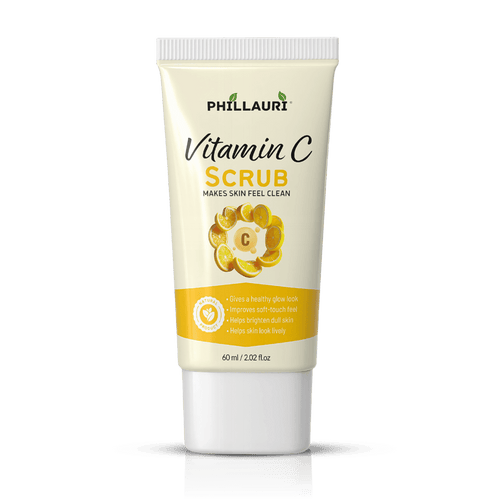 Phillauri Vitamin C Scrub – Gentle Exfoliating Face & Body Scrub