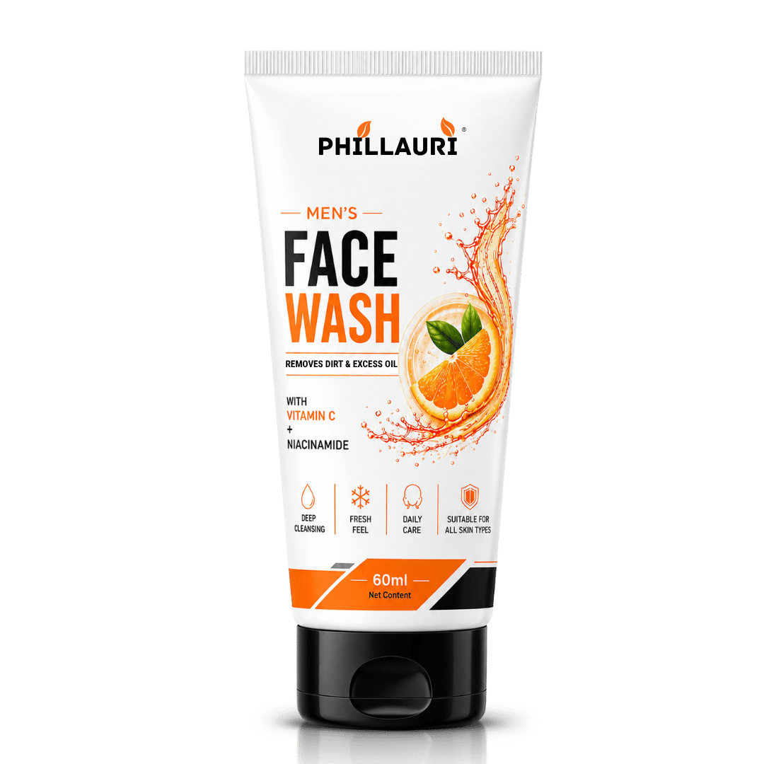 Phillauri Men's Face Wash with Vitamin C & Niacinamide