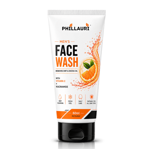 Phillauri Men's Face Wash – With Vitamin C & Niacinamide