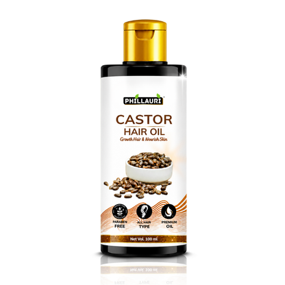 Phillauri Castor Hair Oil – For Hair Growth & Nourished Skin, 100ml