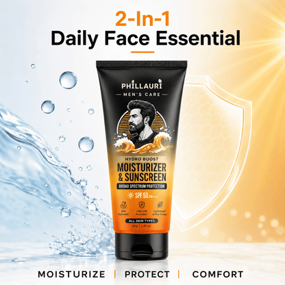 Phillauri Men's Hydro Boost Moisturizer & Sunscreen
