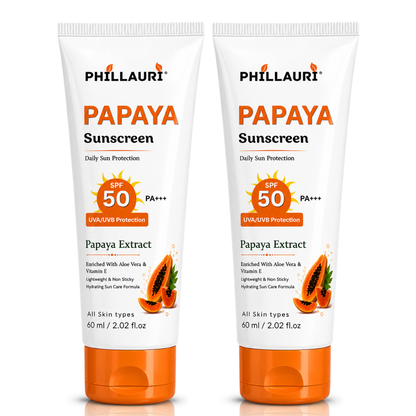 Phillauri Papaya Sunscreen SPF 50 PA+++