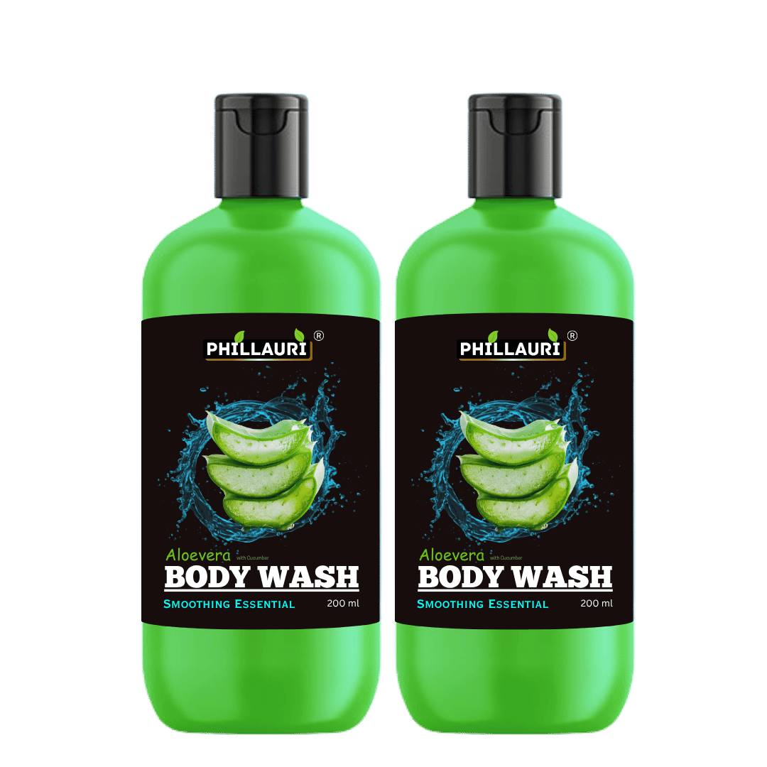 Phillauri Aloe Vera Body Wash – Glycerin & Essential Oils