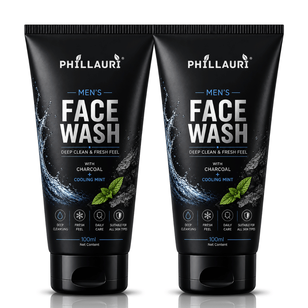 Phillauri Men's Face Wash – With Activated Charcoal & Cooling Mint