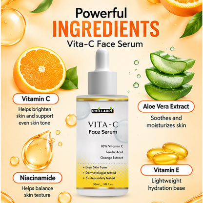 Phillauri Vita-C Face Serum – With 10% Vitamin C.