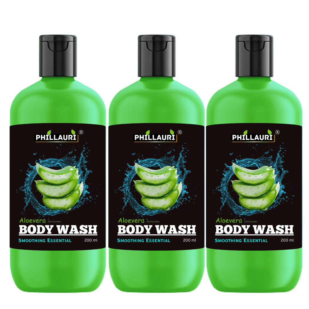 Phillauri Aloe Vera Body Wash – Glycerin & Essential Oils