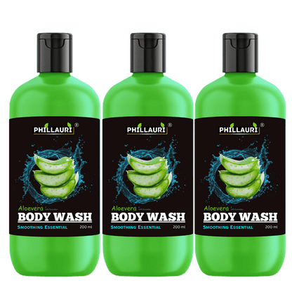 Phillauri Aloe Vera Body Wash – Glycerin & Essential Oils