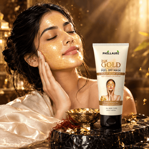 Phillauri 24K Gold Peel Off Mask – Glass Glow Skin