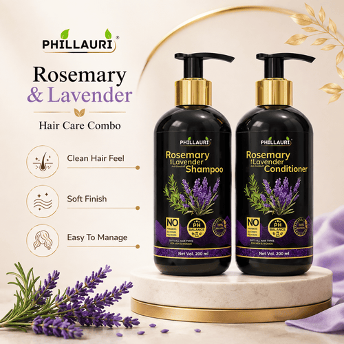 Phillauri Rosemary with Lavender Hair Care Combo – Shampoo & Conditioner