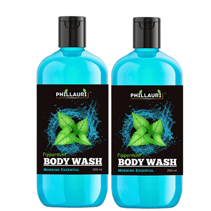 Phillauri Peppermint Body Wash –  Coconut Cleansers & Essential Oils