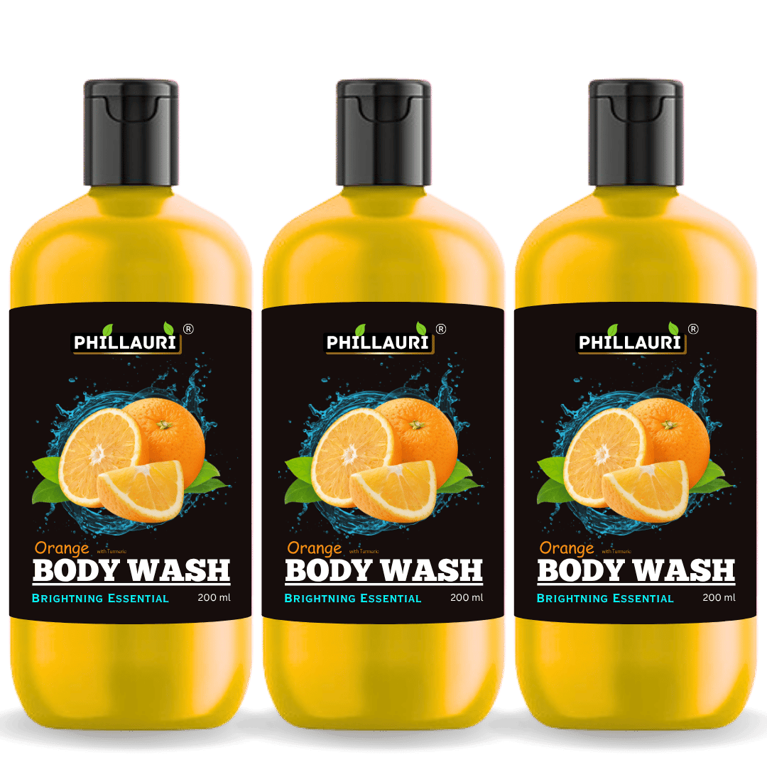 Phillauri Orange Body Wash – With Turmeric Extract & Glycerin