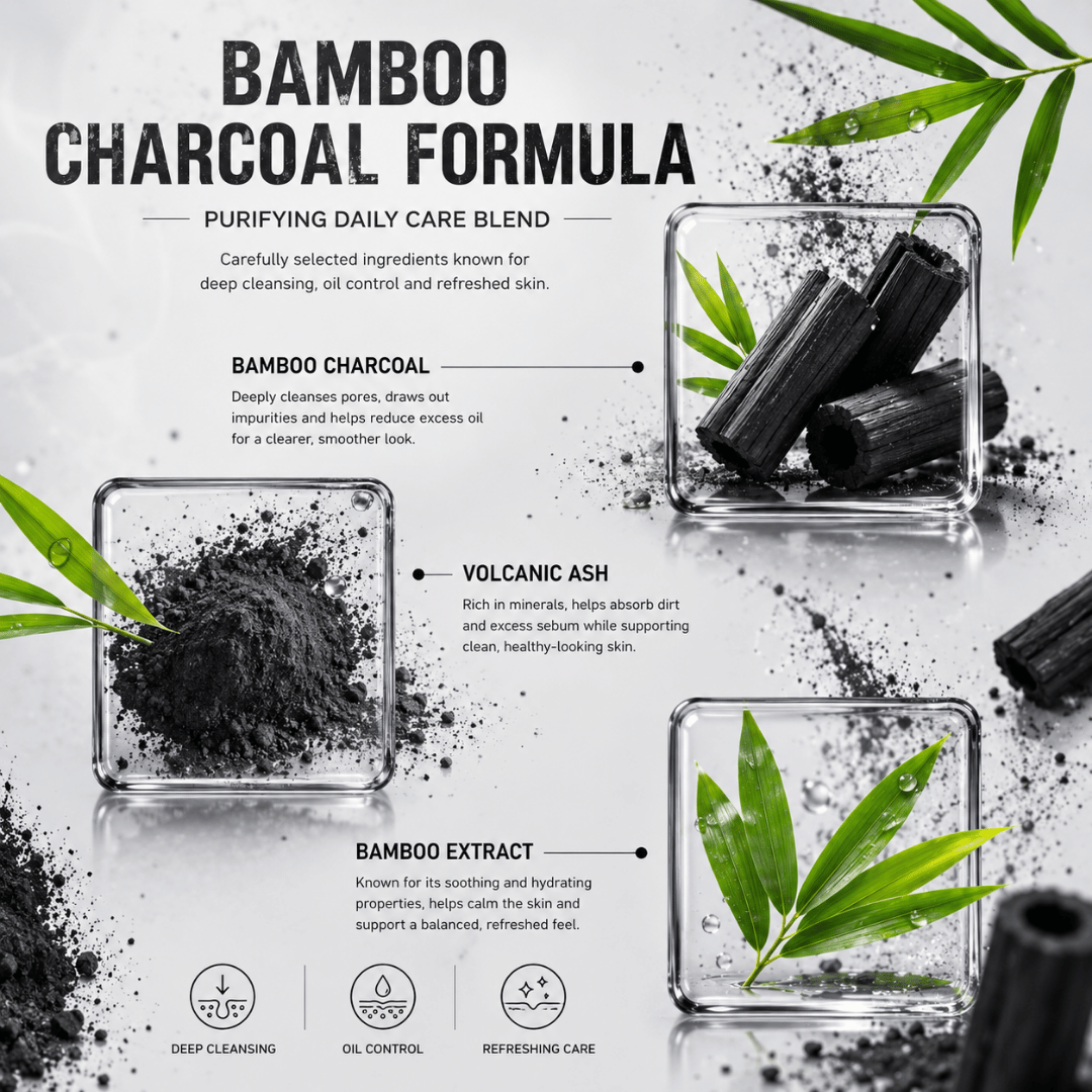 Phillauri Bamboo Charcoal Face Mask