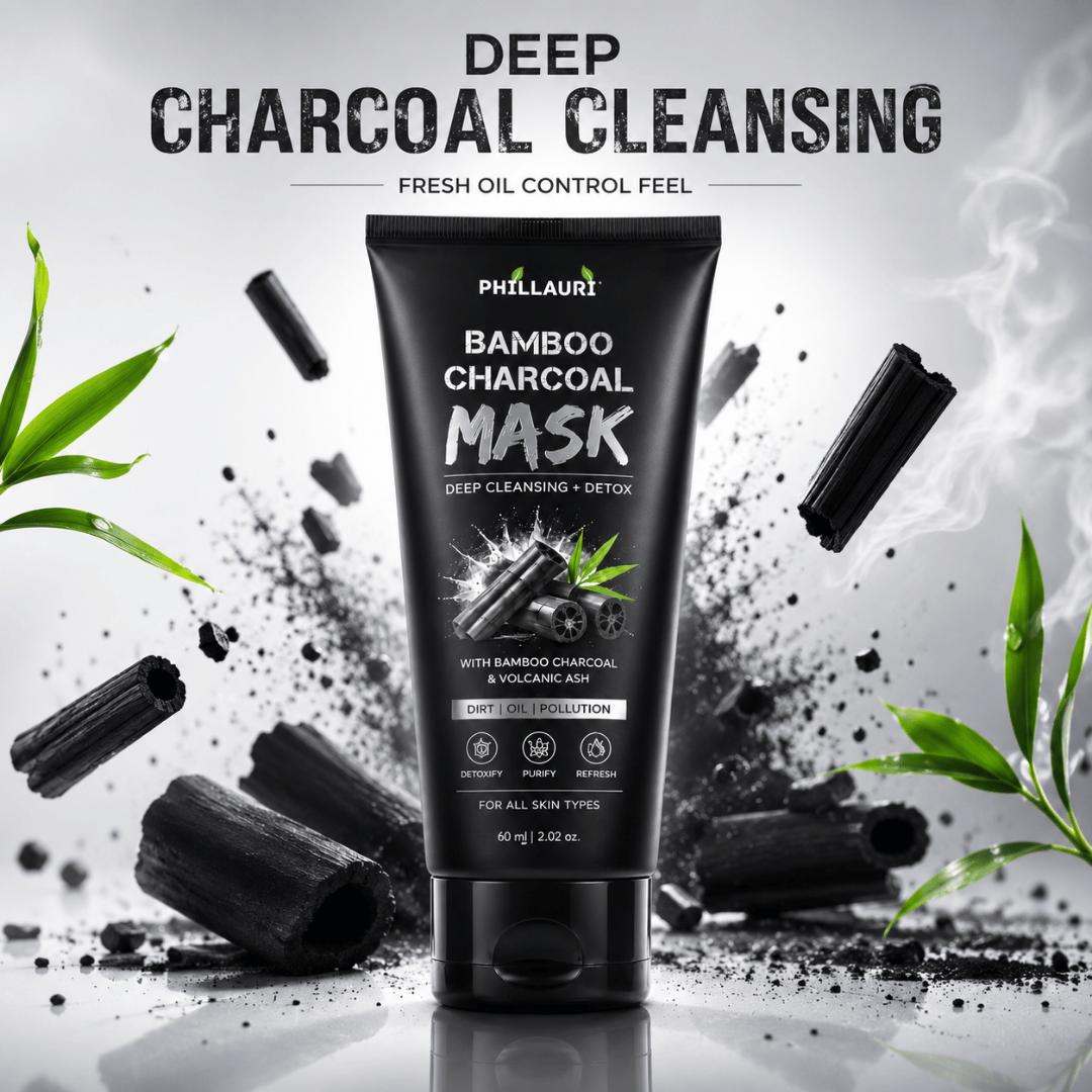 Phillauri Bamboo Charcoal Face Mask