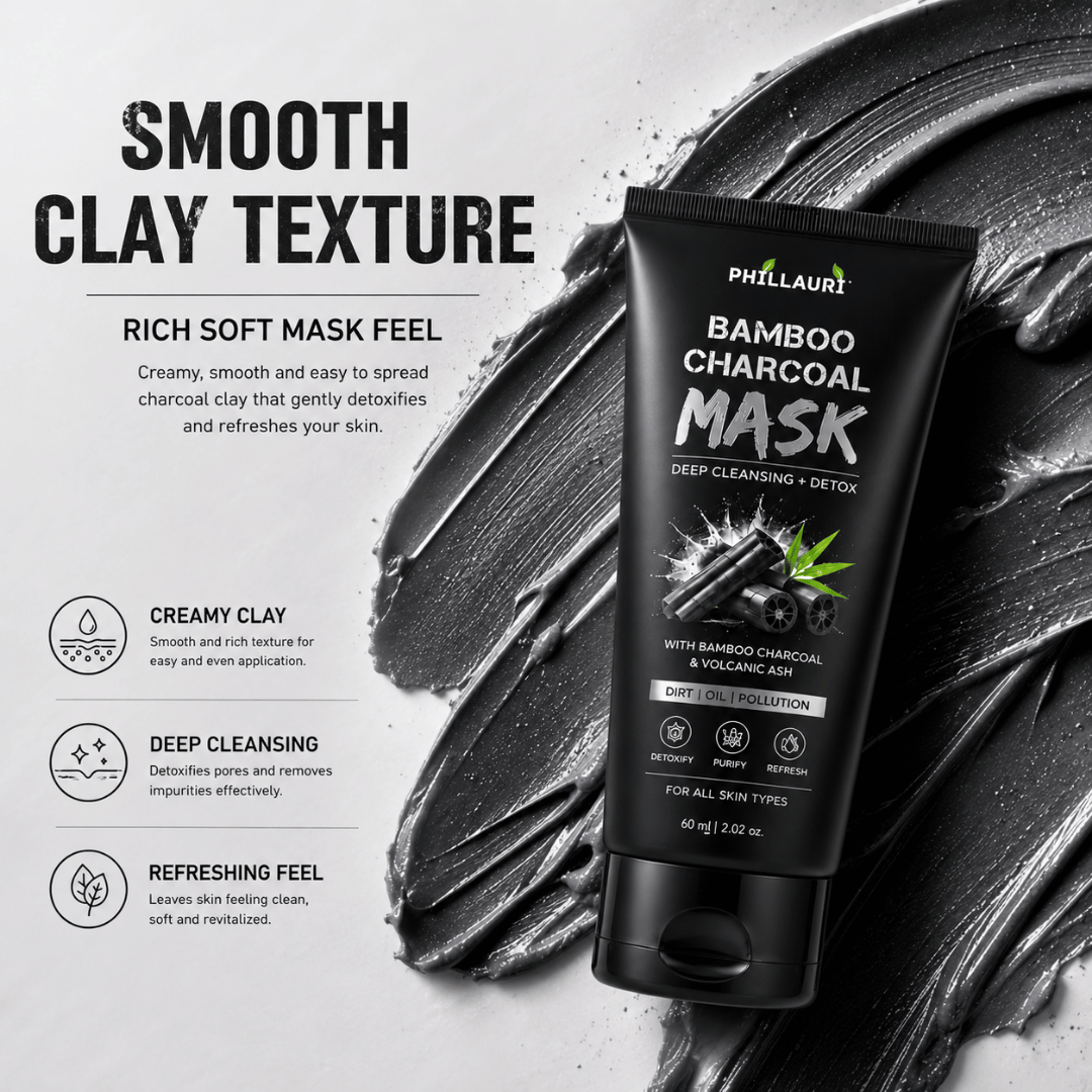 Phillauri Bamboo Charcoal Face Mask