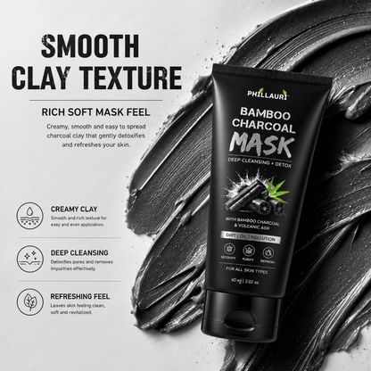 Phillauri Bamboo Charcoal Face Mask