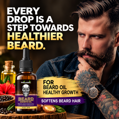 Phillauri Beard Growth Oil – With Castor & Sesame Oil