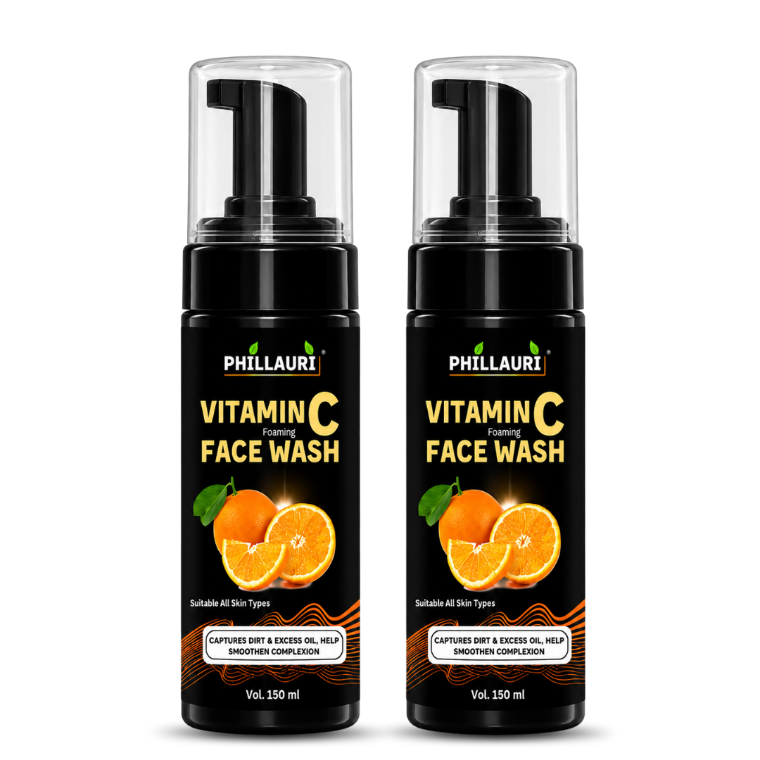 Phillauri Vitamin C Foaming Face Wash – With Aloe Vera & Green Tea