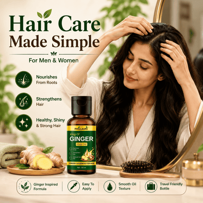 Phillauri King Of Ginger Hair Oil – With Natural Ginger Extract