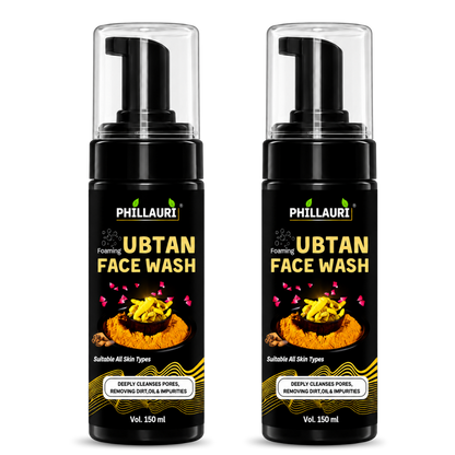 Phillauri Ubtan Foaming Face Wash - Sandalwood & Rose Flower