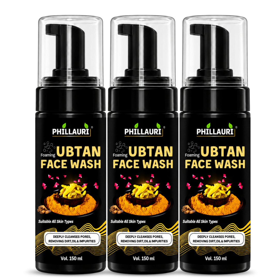 Phillauri Ubtan Foaming Face Wash - Sandalwood & Rose Flower