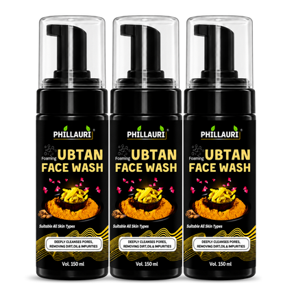 Phillauri Ubtan Foaming Face Wash - Sandalwood & Rose Flower