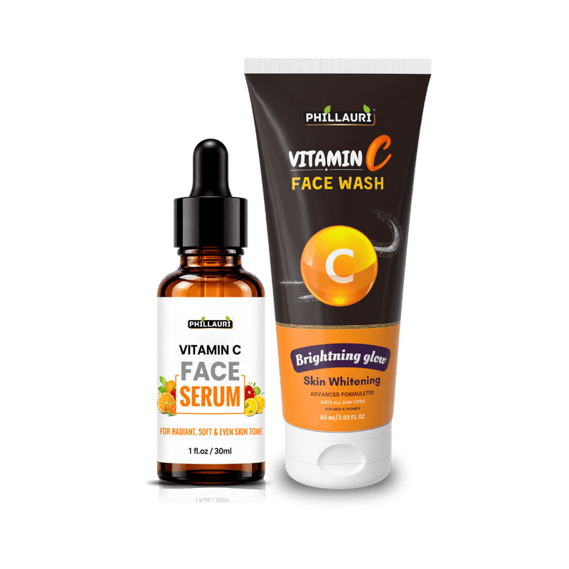 Phillauri Vitamin C Skin Care Duo – Vitamin C Face Wash + Vitamin C Face Serum