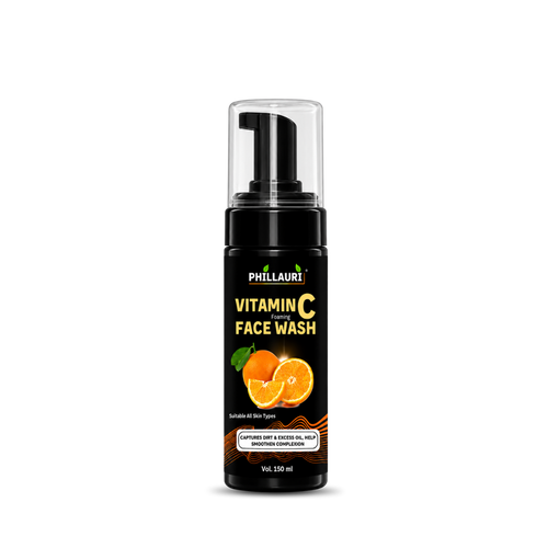 Phillauri Vitamin C Foaming Face Wash – With Aloe Vera & Green Tea