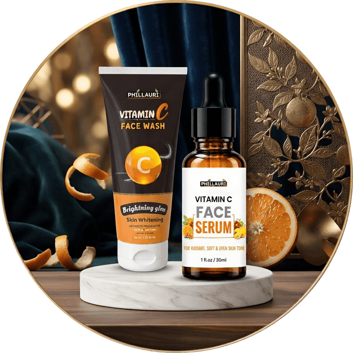 Phillauri Facewash for Skin Whitening, 60ml + Face Serum, 30ml Combo
